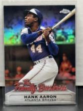 Hank Aaron 2019 Topps Chrome Family Business Refractor Insert #FBC-11