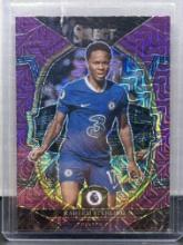 Raheem Sterling 2022-23 Panini Select Premier League Terrace Level Purple Mojo Prizm #30