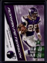 Adrian Peterson 2010 Panini Adrenalyn Game Card