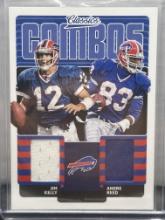 Jim Kelly Andre Reed 2019 Panini Classics Classic Combo Dual Patch #6