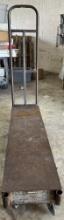 Large Metal Flat Cart Brown