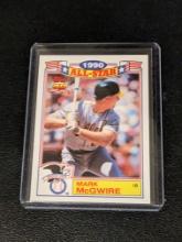 1990 TOPPS ALL STAR # 2 OF 22 MARK McGWIRE BASEBALL CARD