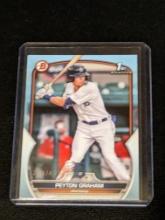 288/499 SP 2023 Bowman PEYTON GRAHAM #BP-57 Sky Blue 1st Prospect Card