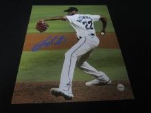 SANDY ALCANTARA SIGNED 8X10 PHOTO COA