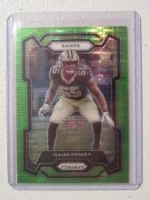 2023 PANINI PRIZM ISAIAH FOSKEY RC NEON GREEN