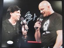 Eric Bischoff signed 8x10 photo JSA COA