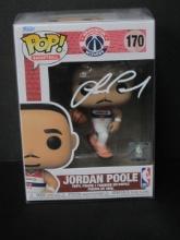 Jordan Poole Signed Funko Pop COA Pros