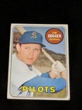1969 Topps #482b Jim Gosger Seattle Pilots Vintage Baseball Card