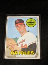1969 Topps #610 Jim Hardin Vintage Baltimore Orioles Baseball Card