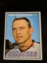 1967 Topps #362 Darold Knowles Washington Senators Vintage Baseball Card