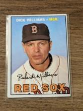 1967 Topps - #161 Dick Williams Boston Red Sox, Mgr MLB HOF