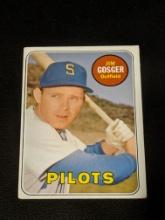 1969 Topps #482b Jim Gosger Seattle Pilots Vintage Baseball Card