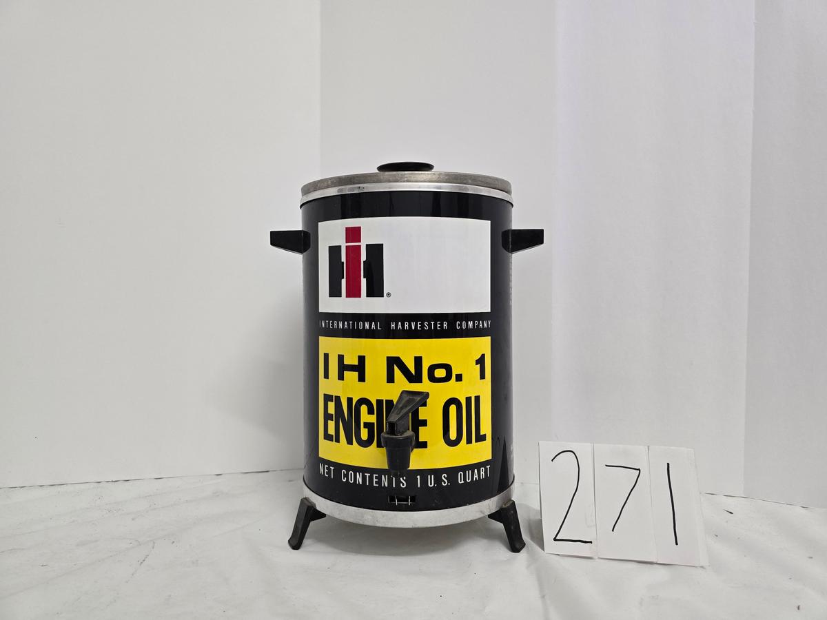 IH No 1 Engine oil 1 quart coffee pot