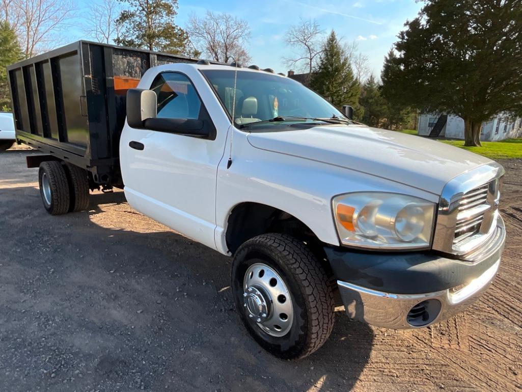 2007 DODGE 3500 LANDSCAPE DUMP TRUCK