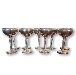 Collection of Weighted Sterling Silver Goblets for Scrap or Use