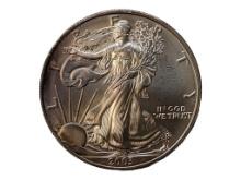 2003 American Silver Eagle Dollar - TONED!