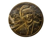 Gold Plated George W Bush Medal