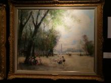 Jules Herve In the Park Oil Painting