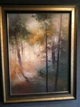 Petras Lukosius In the Woods Oil Painting
