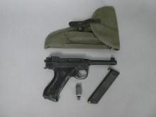 c1940-46 WWII Sweden Husqvarna 9mm Model M40 w/ Holster & Extra Magazine