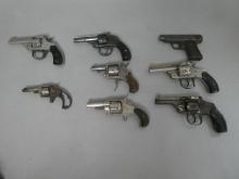 Lot 8 Assorted Antique Guns Smith & Wesson Harrington & Richardson etc