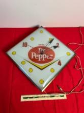 Dr. Pepper Glass Pam Clock