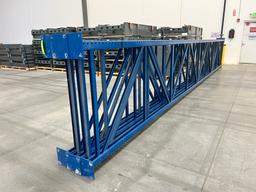 Speed Rack Tear Drop Pallet Rack Upright Frame 48" X 30'8"