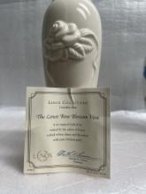 LENOX "THE LENOX ROSE BLOSSOM VASE" ORIGINAL WORK OF ART WITH 24K GOLD