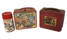 Lot of 2 | Vintage Metal Lunch Boxes