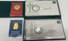 Four Silver Commemorative Medals