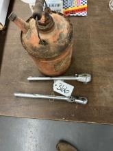 2 Craftsman Ratchets and Gas Can