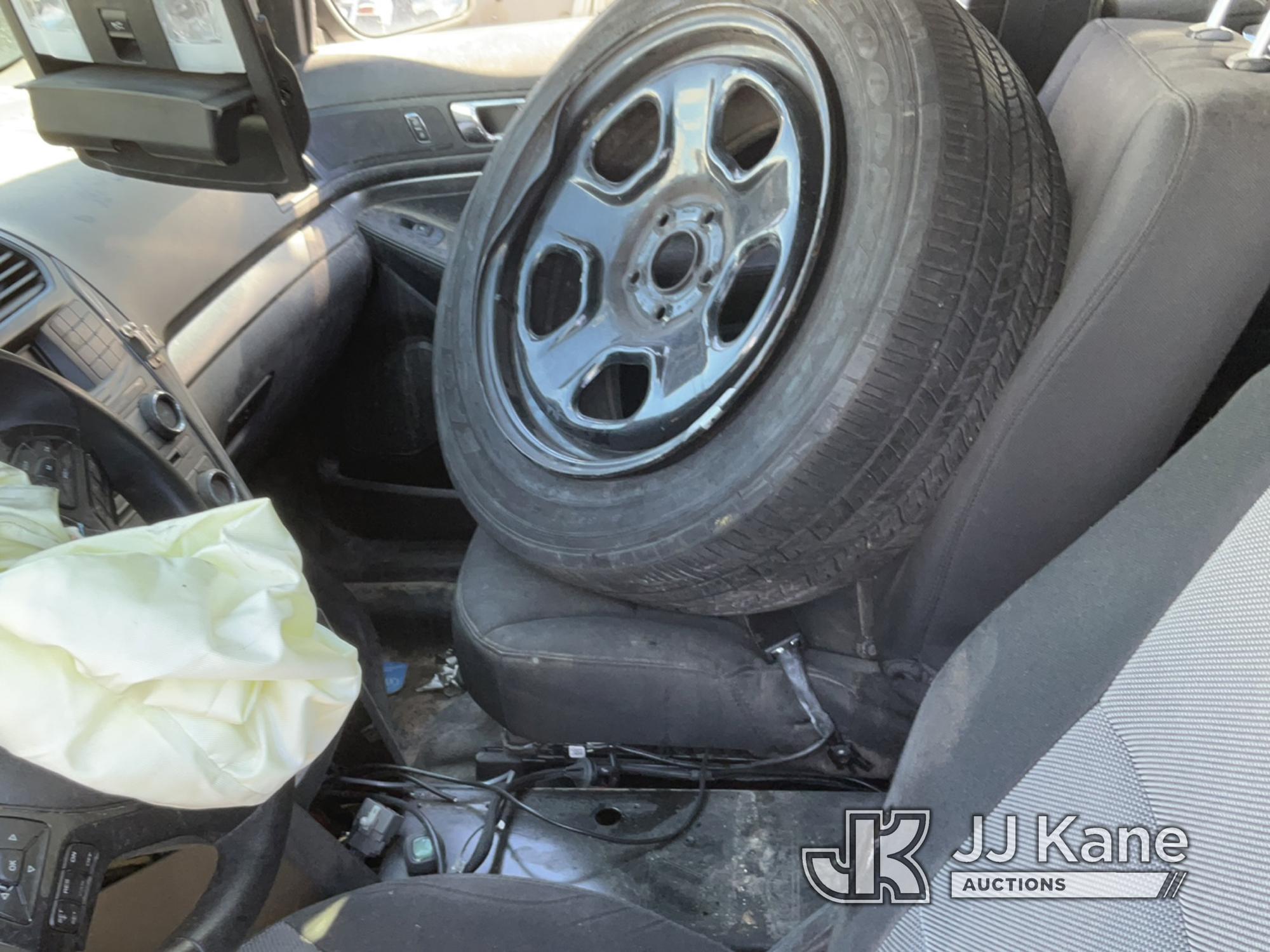 (Las Vegas, NV) 2018 Ford Explorer AWD Police Interceptor Dealers Only, Airbags Deployed, Wrecked, M