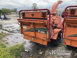 (Kansas City, MO) 2011 Vermeer BC1000XL Chipper (12in Drum) Not Running, Condition Unknown, Bad Engi