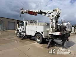 (Paris, TN) Terex Commander C4047, Digger Derrick rear mounted on 2014 International 7400 Utility Tr