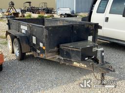(Tipton, MO) 2012 Big Tex 70SR-10-5W T/A Dump Trailer Towable, Dump Operates. Battery low