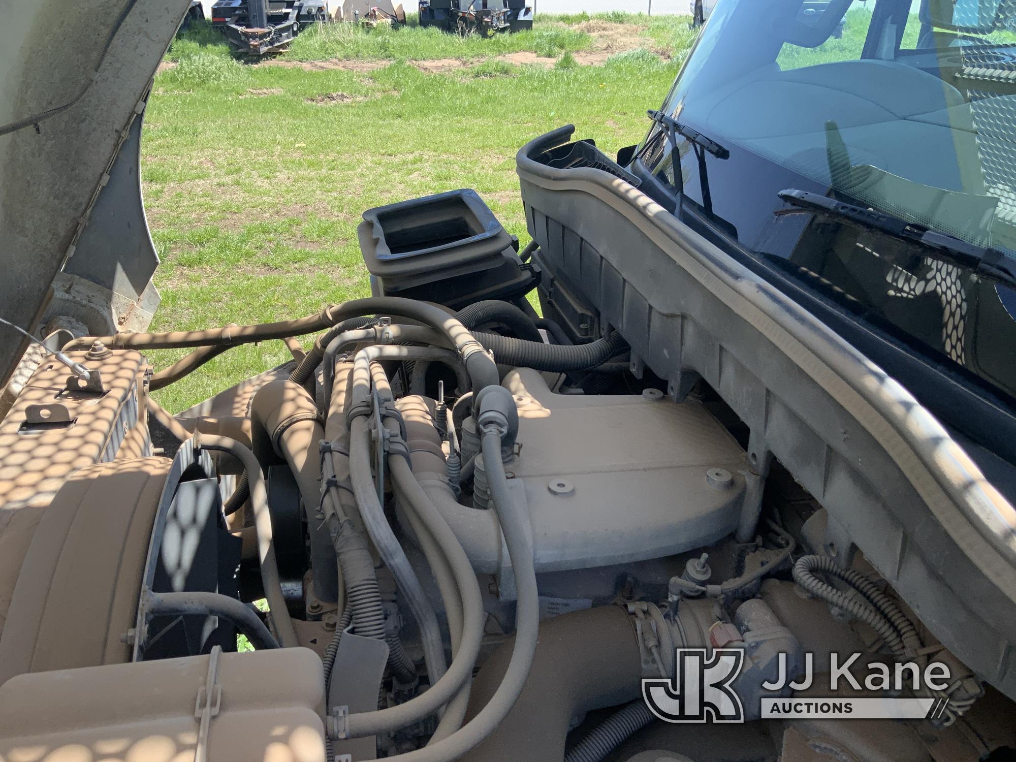 (Yukon, OK) HiRanger 5TC-55, Material Handling Bucket Truck rear mounted on 2013 International 4300