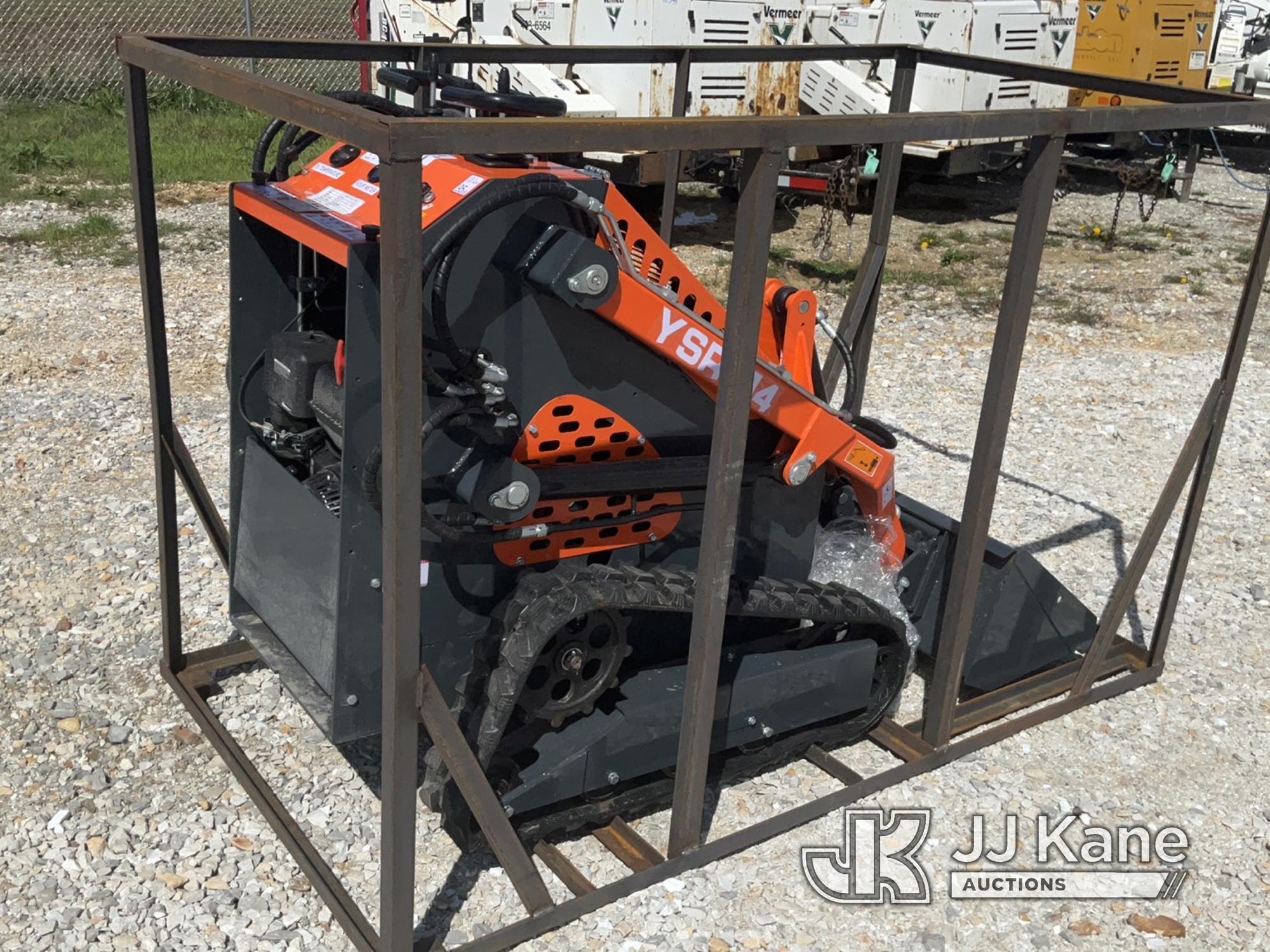 (Hawk Point, MO) 2024 AGROTK YSRT14 Walk-Behind Tracked Skid Steer Loader New/Unused.