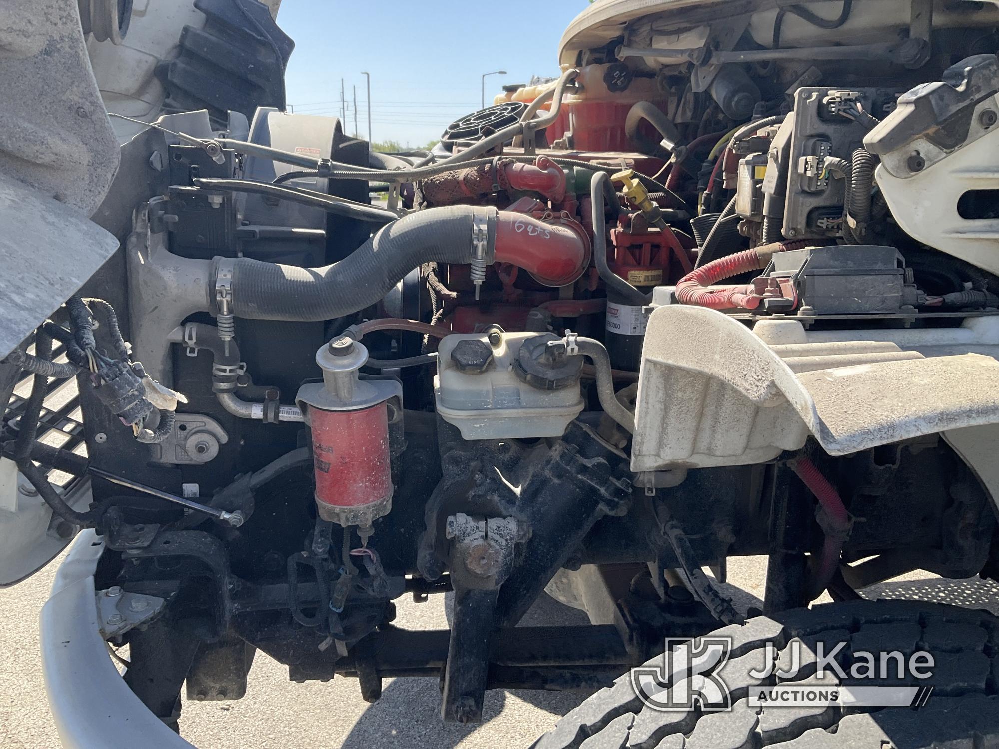 (Kansas City, MO) Altec DM47B-TR, Digger Derrick rear mounted on 2014 FREIGHTLINER M2 106 4x4 Utilit