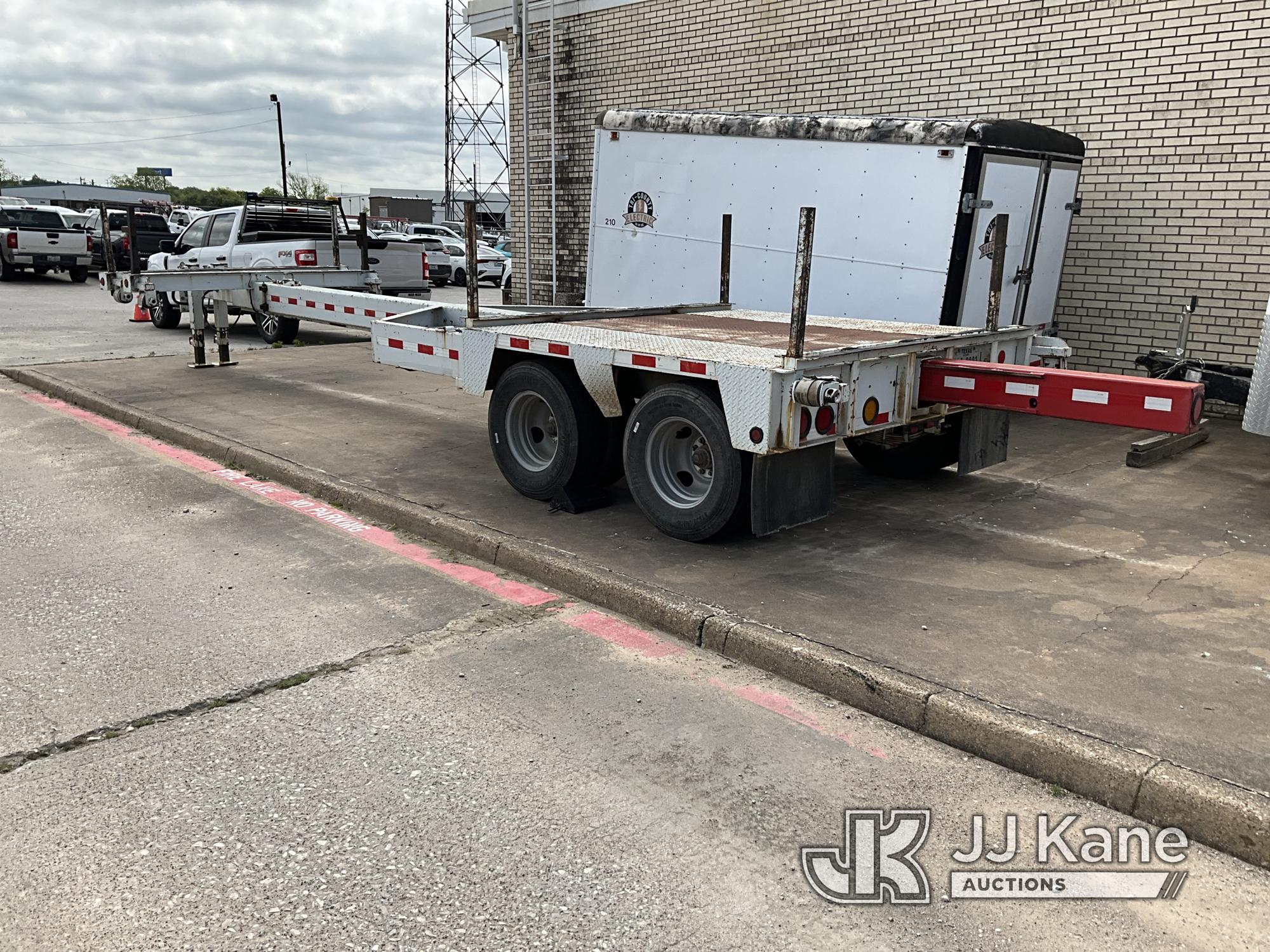 (Azle, TX) 2010 J.D.H Trussmaster Trailer T/A Extendable Pole/Material Trailer, Cooperative owned Wi