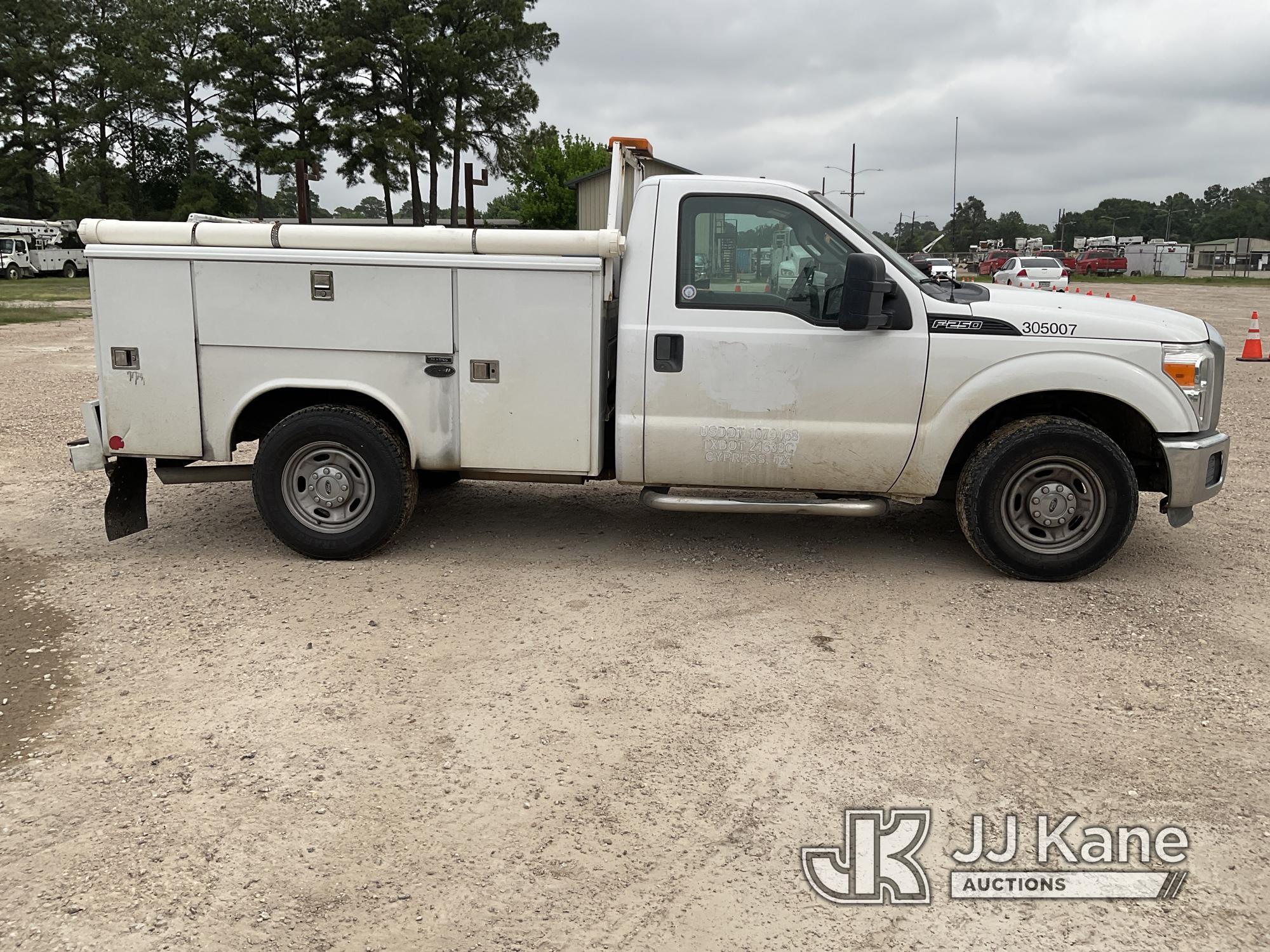 (Cypress, TX) 2016 Ford F250 Service Truck Runs & Moves) (Check Engine Light On