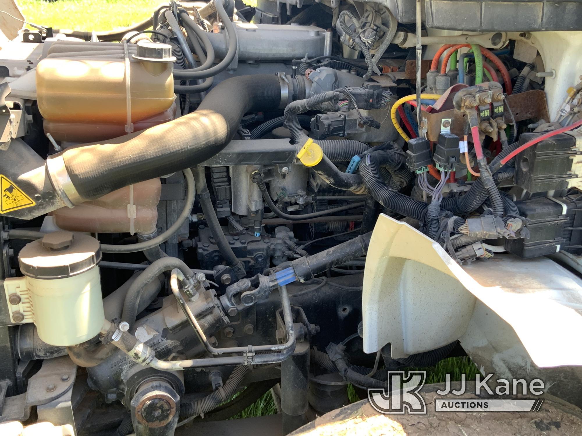 (Yukon, OK) Altec AA55E, Material Handling Bucket Truck rear mounted on 2013 International 4300 Dura