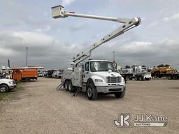 (Waxahachie, TX) Altec AM60E-MH, Over-Center Material Handling Bucket Truck rear mounted on 2016 Fre