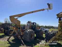 (Homer, LA) Telelect TE-422, Bucket Truck rear mounted on LaVaCo B-440 Rubber Tired Skidder Runs, Mo