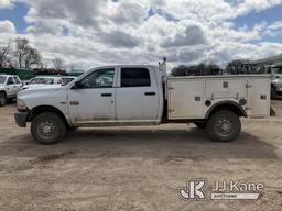 (Shakopee, MN) 2010 Dodge RAM 2500 4x4 Crew-Cab Service Truck Runs & Moves) (Jump to Start) (Exhaust