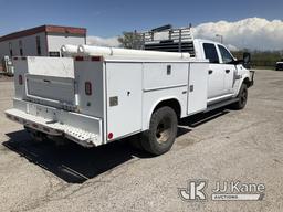 (Kansas City, MO) 2018 Dodge RAM 3500HD 4x4 Crew-Cab Service Truck Runs & Moves, In Limp Mode, Check