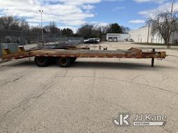 (Sun Prairie, WI) 1992 Eager Beaver 10HDB TRAILER Needs tire (punctured) Deck Is 8FT Wide And 24FT L