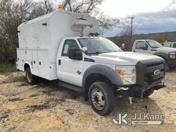(South Beloit, IL) 2011 Ford F-550 Enclosed Service Truck Not Running, Condition Unknown.