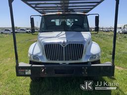 (Yukon, OK) Altec AA55E, Material Handling Bucket Truck rear mounted on 2013 International 4300 Dura