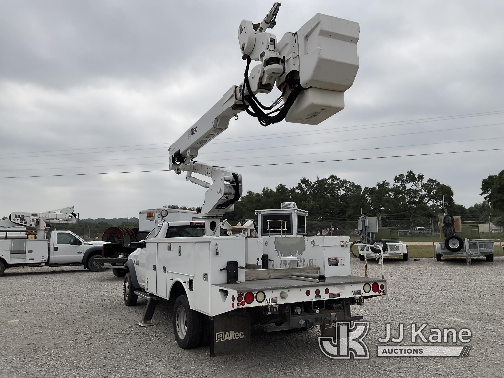 (Johnson City, TX) Altec AT40-MH, Articulating & Telescopic Material Handling Bucket Truck mounted b