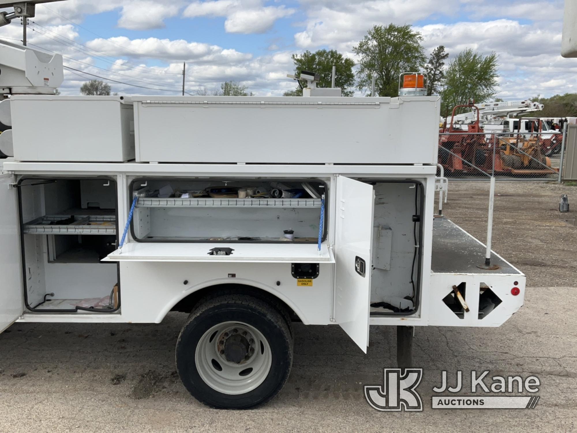 (South Beloit, IL) Altec AT200-A, Telescopic Bucket Truck mounted behind cab on 2013 Ford F450 Servi